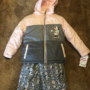 2 piece snowsuit mini-mouse 3t